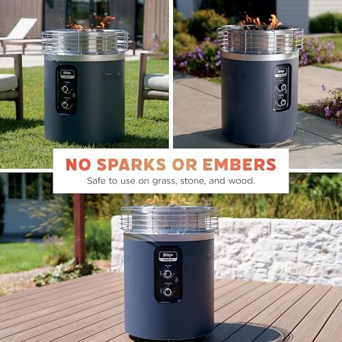 Ninja Fireside360 Fire Pit/Heater, 80,000 BTU, 3 Modes, Cyberspace - Image 6