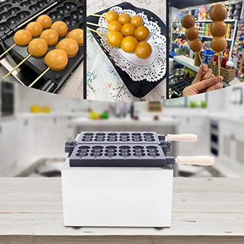 6-Grid Commercial Waffle Maker, 1400W Electric Waffle Machine, Stainless Steel Waffle Iron Baker with Non-Stick Coating, 122-572℉ Temperature Adjustable - Image 7