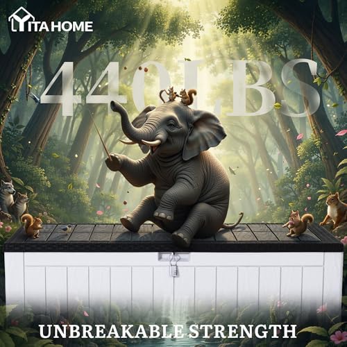 YITAHOME 134 Gallon Large Deck Box - Image 6