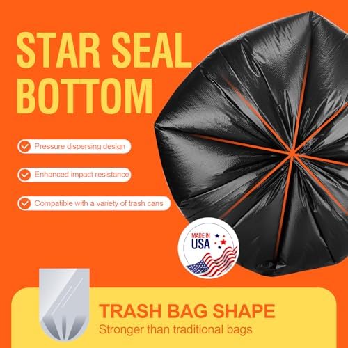 Delxo 30-33 Gallon Trash Bags, 2000 Count Bulk Value Large Garbage Bags - Image 4