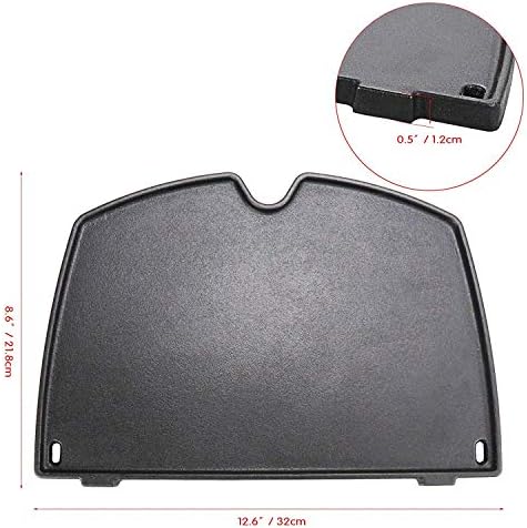 Cast Iron Griddle Accessories for Weber Q1200 Q1000 Q120 Q100 Gas Grill - Image 3