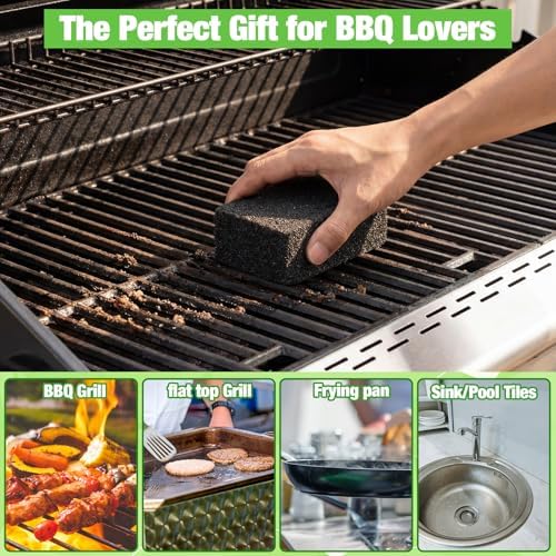 Zhehao 8 Pack Grill Brick Bulk Heavy Duty Pumice Stone Cleaner Tool - Image 5
