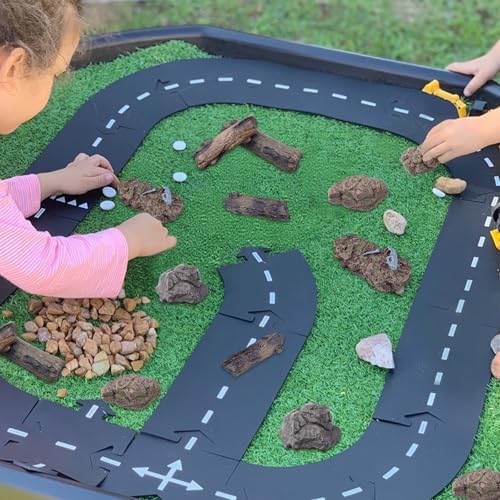 Morofme 7pcs Diorama Rocks Plastic Tree Stump Mini Rockery Stone Micro-Landscape Stone Figurines Diorama Stumps Ornaments Artificial Miniature Rocks for Projects Sand Table Landscape Train Garden - Image 3