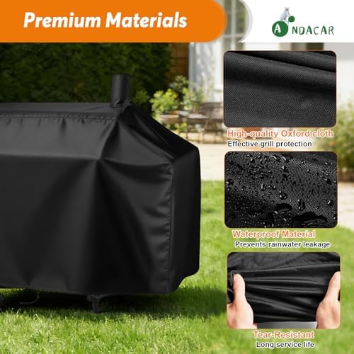 Charcoal Grill Cover 54 Inch for CC1830W 30 Charcoal Grill - Image 4