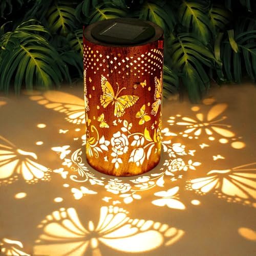 BSGlobal Butterfly Solar Lanterns Outdoor Waterproof Hanging Lights by BSGlobal