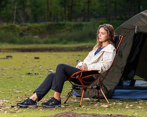 MARCHWAY Lightweight High Back Folding Camping Chair with Head Support - Image 2