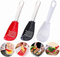 Cupid's Arrow 6in1 Multifunctional Kitchen Cooking Spoon - Egg Yolk Separator, Grater, Masher, Colander, Skimmer, Scoop - Heat Resistant, Plastic, 8.86 x 2.75 x 1.79 inches by Cupid%27s+Arrow