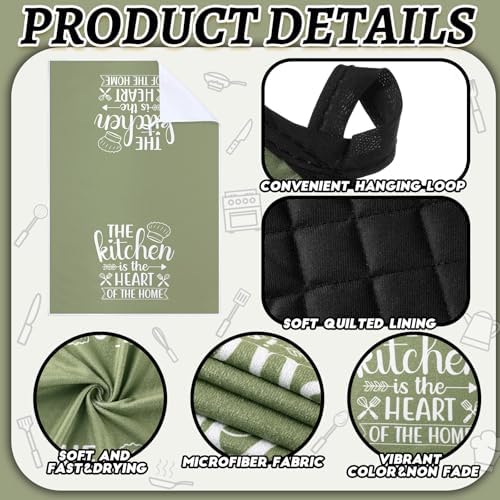 Sratte 6 Pcs Kitchen Decor Accessories Set, Kitchen, Green - Image 6