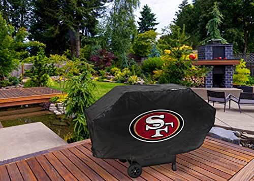 NFL Rico Industries Vinyl Padded Deluxe Grill Cover, 68 x 21 x 35-inches - Image 2