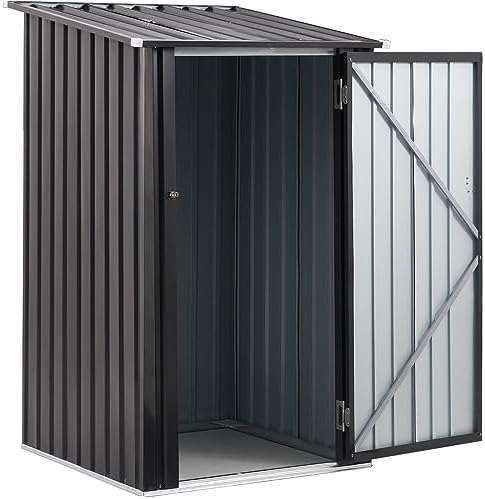 3x3 FT Outdoor Storage Shed,Metal Steel Garden Tool Cabinet by Unknown