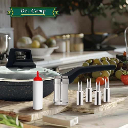 Dr. Camp Grill Accessories Set BBQ Grill Tools Set Heavy Duty Stainless Steel Grilling Tools Kit Complete Barbecue Tool Set for Outdoor Grill - Image 5