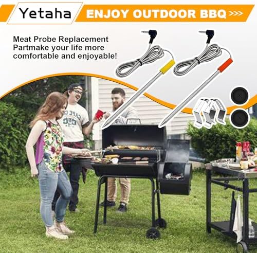 Yetaha Grill Thermometer, Meat Probe Replacement for Pellet Smoker Grill - Image 6