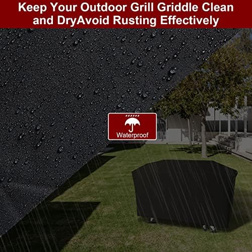 Grill Cover for Royal Gourmet GB8001B GB8003 8-Burner Gas Grill,Outdoor Griddle Cover - Image 4