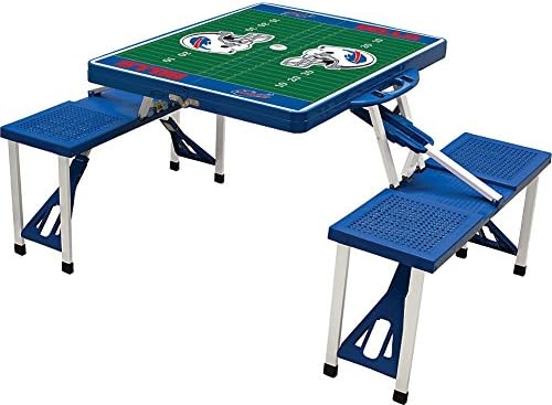 Picnic TIME NFL Football Field Folding Picnic Table, Camping Table, Outdoor Table with Umbrella Hole by PicnicTimeFamilyofBrands