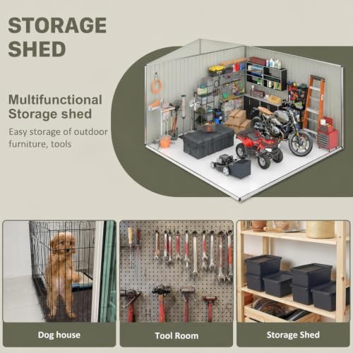 Polar Aurora 12x18 FT Outdoor Storage Shed - Image 4
