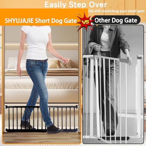 SHYUJAJIE Dog Gate for Small Dogs,14" Height Short Dog Gate - Image 5
