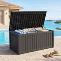 Outdoor Storage Box,150 Gallon Waterproof Deck Box [Upgraded 3.0] by GraceYourYard
