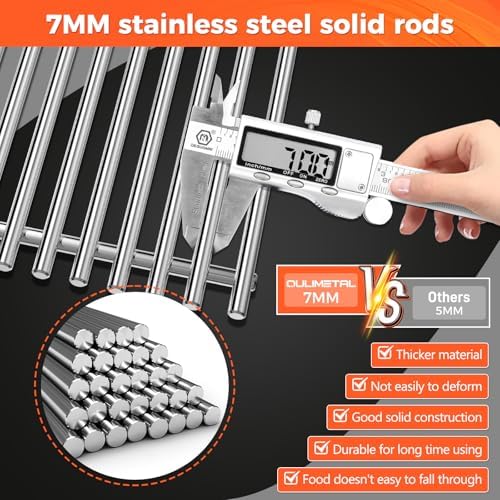 QuliMetal 18.7" Grill Grates for Weber Genesis II E-410/E-415/E-435 - Image 3