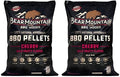 Bear Mountain 2-Pack All Natural Wood Pellets for Smoker, Grill & BBQ, 20 Lbs, Cherry - Premium Hardwood Barbecue Pellets for Indoor and Outdoor Grilling by BearMountainBBQ
