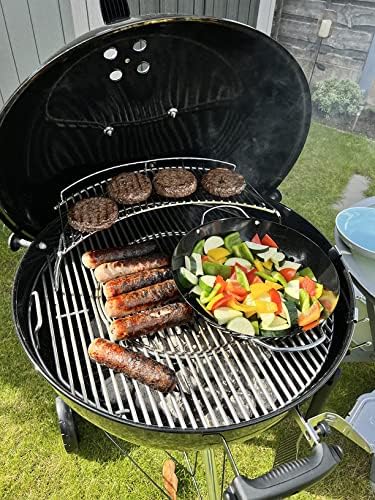 onlyfire Stainless Steel Warming Rack for Most Charcoal/Ceramic Grills - Image 6