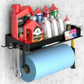 SUNTECH Garage Paper Towel Holder with Shelf, Wall-Mount (Black) by Suntech