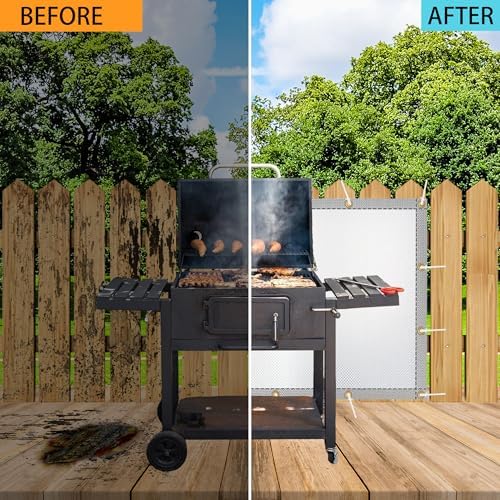 3' X10' Grill Heat Shield for Deck Railing, Fireproof Heat Shield for Grill - Image 4