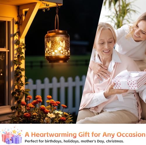 Solar Lanterns Garden Decor, Solar Hummingbird Light Outdoor Waterproof - Image 6