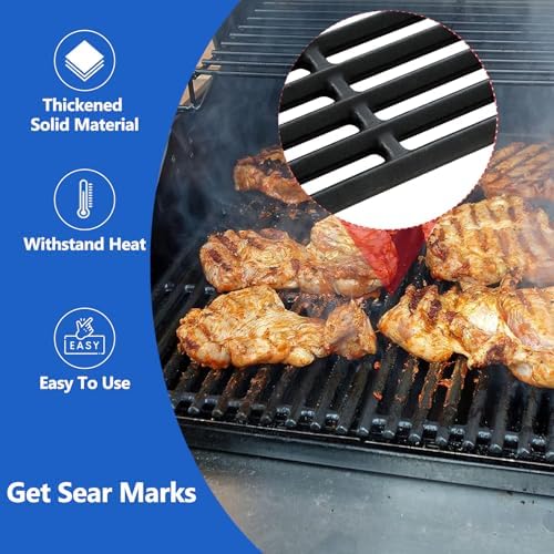 463242516 Grill Grates Replacement Parts for Charbroil Tru Infrared 3 Burner Gas Grill Parts 463355220 463242515 463367016 Grates G474-0017-W2 G466-0025-W1A Char-Broil 17 inch Cast Iron Cooking Grids - Image 5