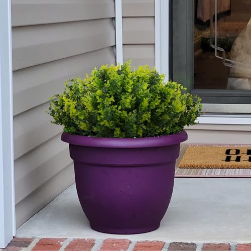 8 Bundles UV Resistant & Non-Fading Artificial Boxwood Shrubs - Fake Greenery Plants for Outdoor Indoor, Farmhouse, Garden, Porch, Patio, Wedding Decoration - Image 3