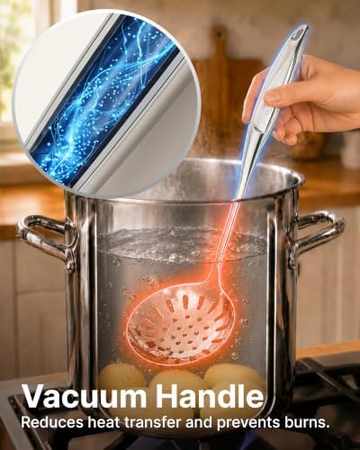 Zulay Kitchen Stainless Steel Draining Spoon - Image 4