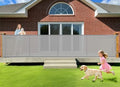 EZIGO 196 Inch Retractable Baby Gates, 41 Inch Extra Tall Retractable Gate by EZIGO