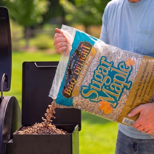 BBQR's Delight Sugar Maple Wood Pellets for Smoker & Grill, Premium BBQ Smoking Pellets, 20 lb Bag - Image 4