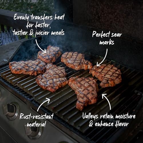 GrillGrate Flavor Zone | Universal Grill Accessory for Gas Grills, Pellet Grills, or Charcoal Grills | Hard Anodized Aluminum | 15 for Any Grill - Image 5