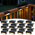 SOLPEX Solar Deck Lights, Solar Step Lights for Outside Waterproof Led Stair Light for Outdoor Fence, Balcony, Patio, Railing, Front Porch, Yard and Pathway(20pack Warm White) by Solpex