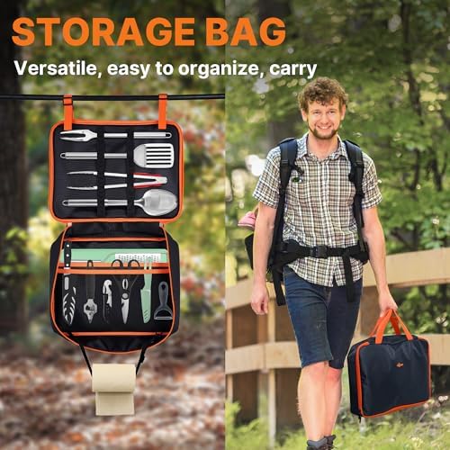 Gaialoop Camping Utensil Set, Camping Cooking Utensils & Kitchen Tools - Image 7