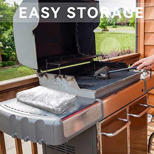 Hoolerry 60 Inch Clear BBQ Grill Barbecue Cover for Outdoor BBQ Grill - Image 6