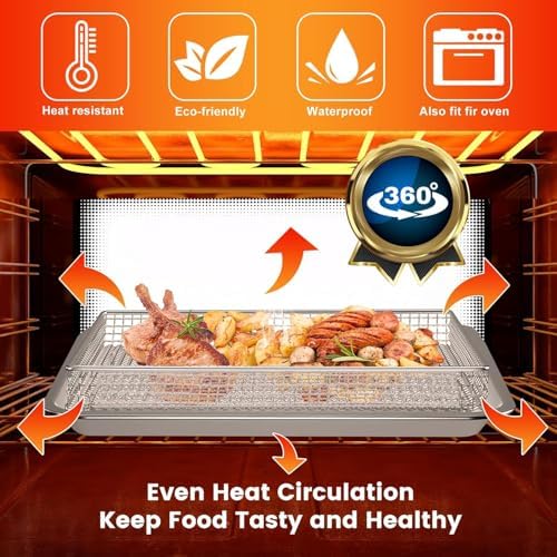 Air Fryer Basket Tray for Cuisinart TOA-60 TOA-65 TOA-70 Toaster Oven - Image 7