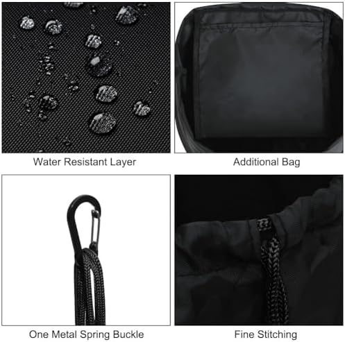 Camping Cookware Mess Kit Bag, High Capacity Camping Tableware Storage Bag, Drawstring Heavy Duty Water Resistant Cookware Organizer for BBQ Outdoor Cooking Essentials (1) - Image 5