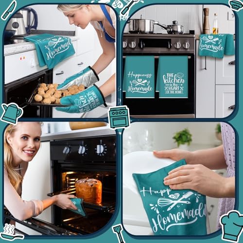 Sratte 6 Pcs Kitchen Decor Accessories Set, Kitchen, Teal - Image 6