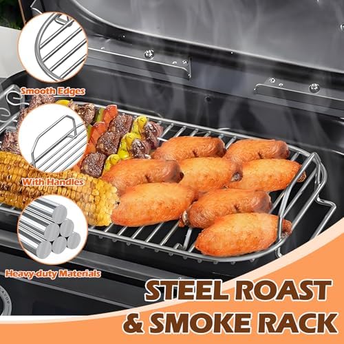 Rib Rack & Roast Smoke Rack for Ninja Woodfire XL OG800/OG900 Series Smoker - Image 4