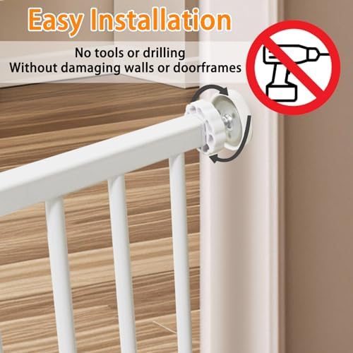SHYUJAJIE Dog Gate for Small Dogs,10" Height Short Dog Gate - Image 4