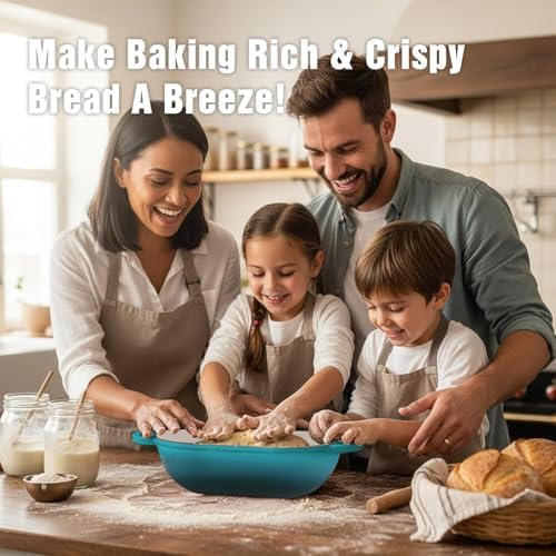 2.5 QT Enameled Cast Iron Sourdough Bread Oven, Loaf Pan with Lid - Image 2