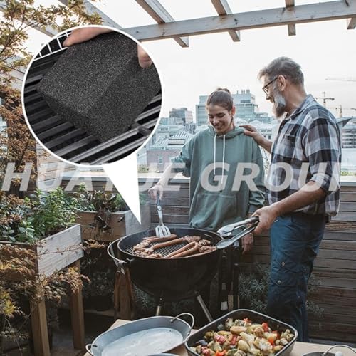 Grill Cleaning Brick 4-Pack – Non-Toxic, Chemical-Free Commercial Grade Pumice Grill Cleaner Blocks for BBQ Grates, Flat Top Griddle & Burnt Grease Removal - Image 5