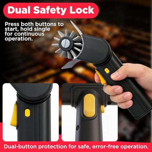 Cordless Electric Grill Brush, Rechargeable BBQ Grill Cleaner for Outdoor - Image 2