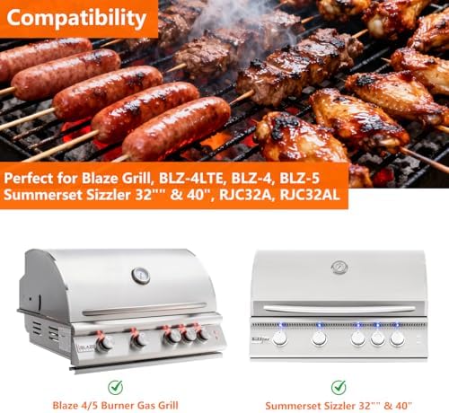 29"x17.9" Full Carbon Steel Griddle Insert for Blaze 4 & 5 Burner Grills - Image 4