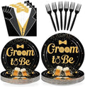 96 Pcs Groom to Be Bachelor Party Decorations for Men, Serves 24 by Greencian