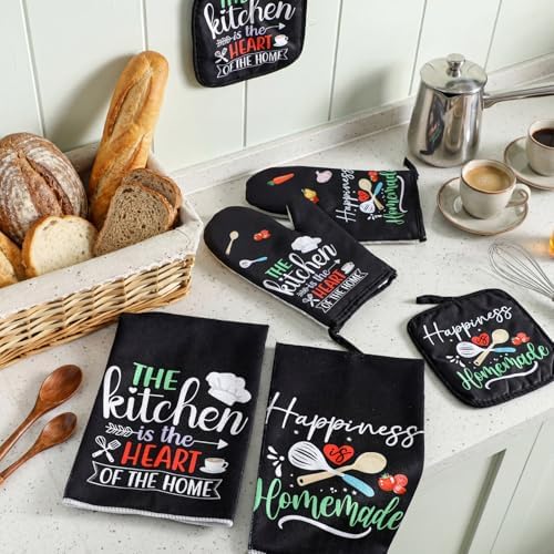 Sratte 6 Pcs Kitchen Decor Accessories Set, Kitchen, Black Color - Image 3