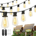 addlon 204FT(96*2) Solar String Lights Outdoor,Waterproof Dimmable 60+4 LED by addlon