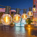 GPATIO Outdoor String Lights, 25FT G40 Bulbs Shatterproof Patio Lights, Waterproof Dimmable Hanging Outdoor Lights, Connectable LED Outside Lights for Backyard Yard Gazebo Porch Party by AddforPatioMakeover