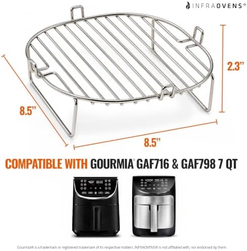 INFRAOVENS Air Fryer Rack Compatible with Gourmia GAF716 & GAF798 7 Qt - Image 2